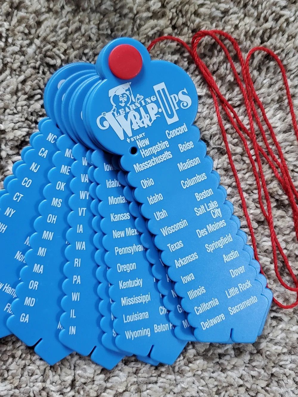 Learning Wrap-Ups: U.S. States and Times Tables